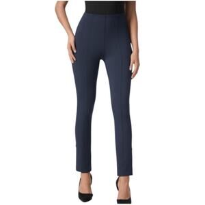 Halara Pants Womens Large 7/8 Blue Hem Work Pull On Classic Stretch Corpcore